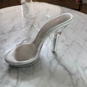 The shoe fairy clear Olympian Double Strap